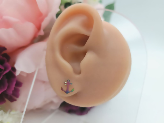 Anker Edelstahl Ohrstecker